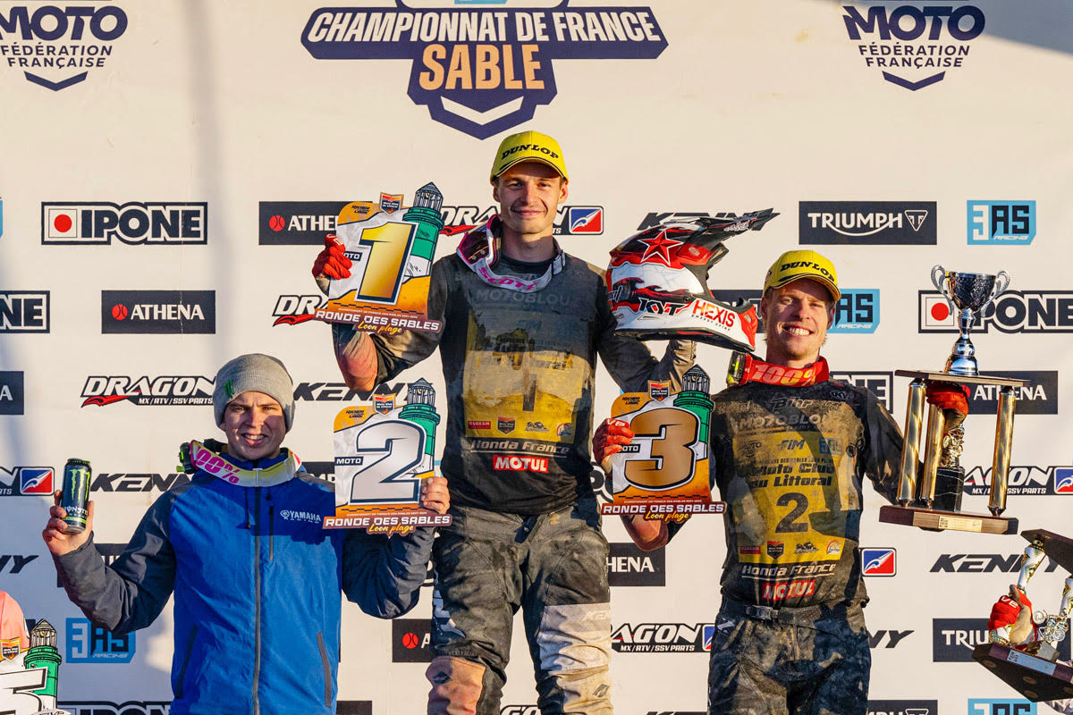 Image Championnat de France des Sables  Cyril Genot s’impose à Loon, podium pour Lars Van Berkel