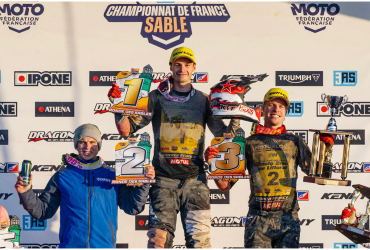 Image Championnat de France des Sables  Cyril Genot s’impose à Loon, podium pour Lars Van Berkel