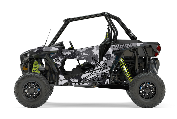 KIT DECO SSV POLARIS RZR Camouflage gris