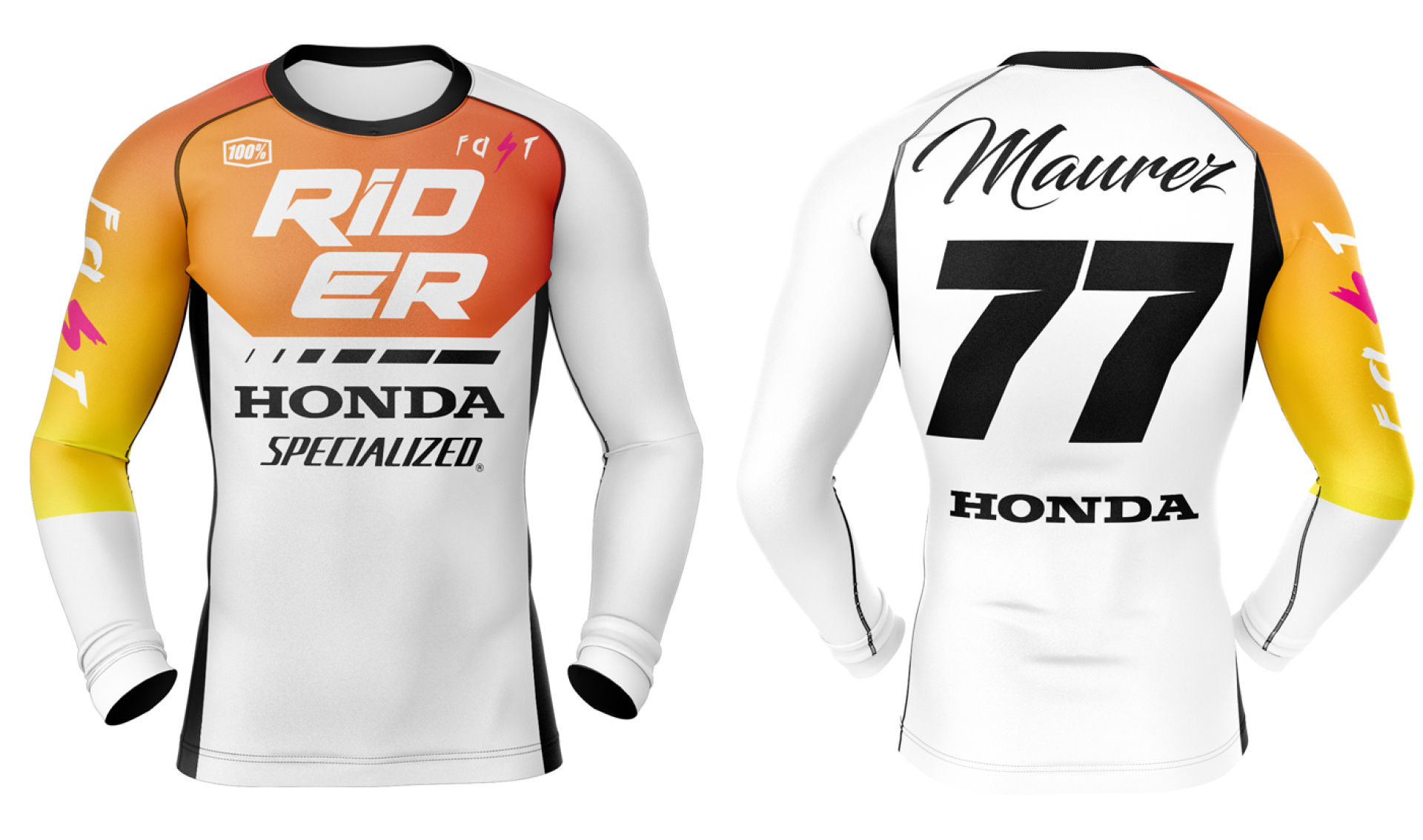 Personnalise ton maillot de Motocross Pull In Race
