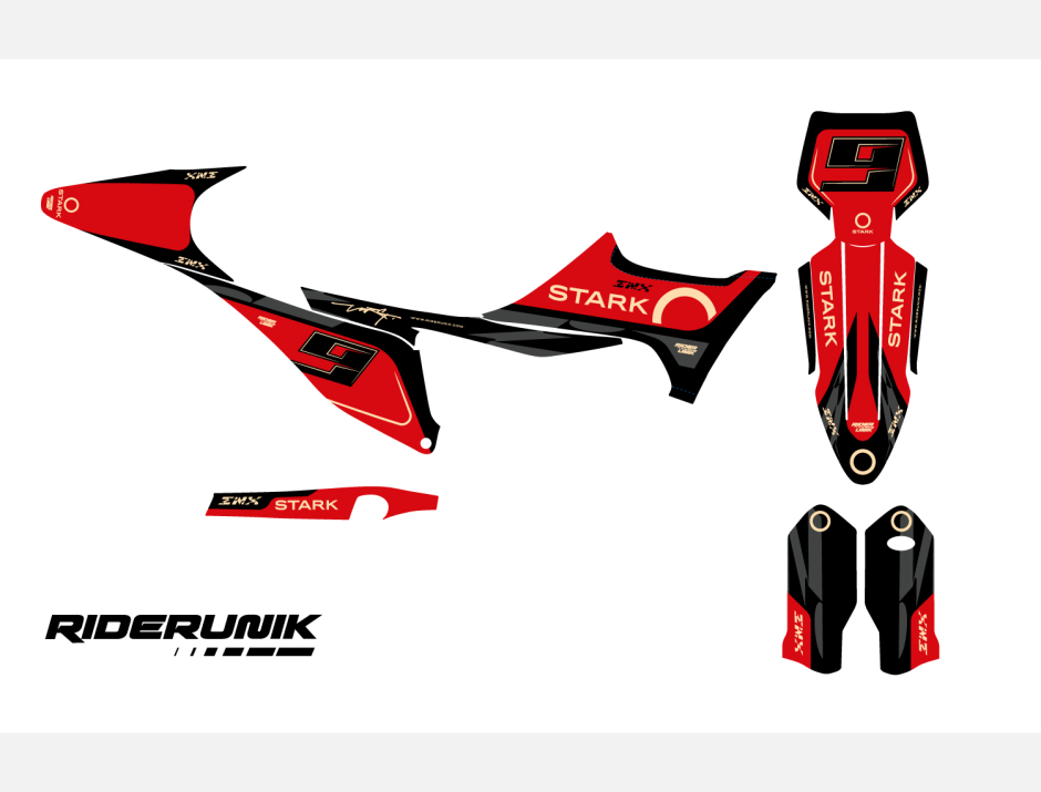 KIT DECO MOTOCROSS STARK VARG ZENYX RED 2