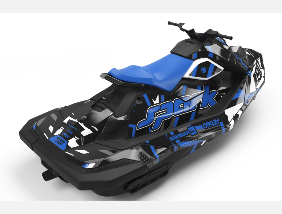 KIT DECO SEA-DOO SPARK AKUA BLUE 3