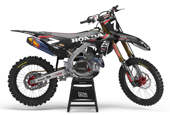 KIT DECO MOTOCROSS CR/CRF BROZ BLACK