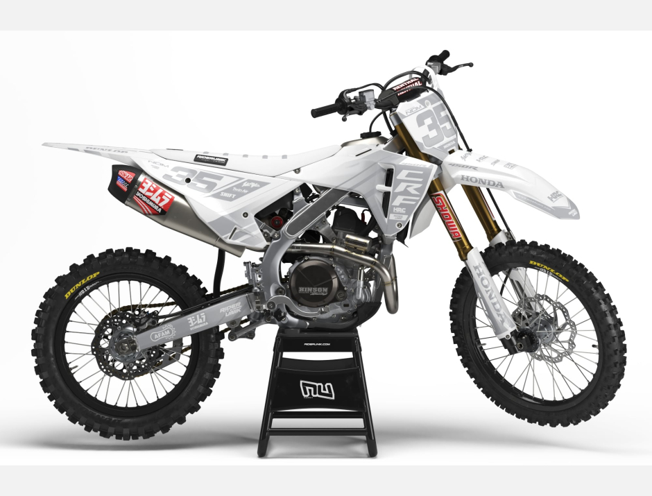 KIT DECO MOTOCROSS CR/CRF YAK WHITE 1