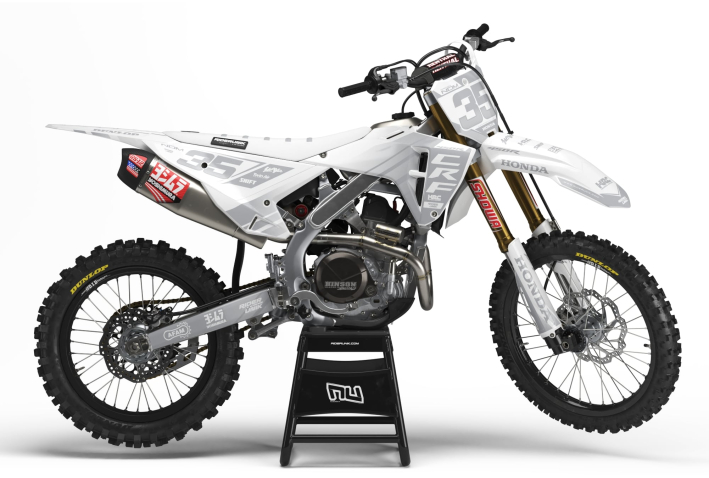 KIT DECO MOTOCROSS CR/CRF YAK WHITE