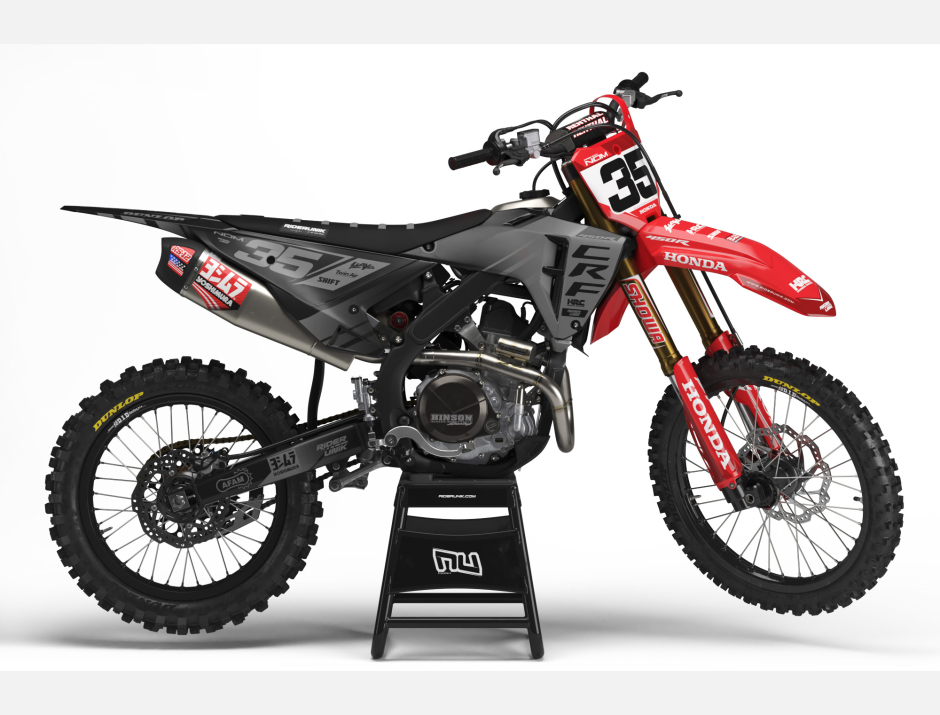 KIT DECO MOTOCROSS CR/CRF YAK GREY 1