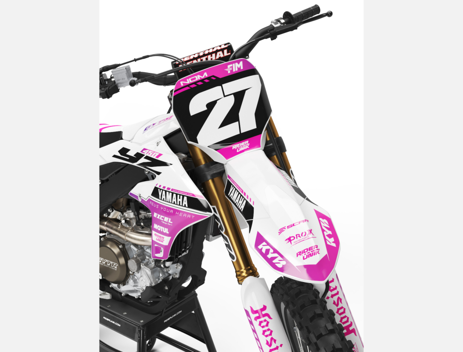 KIT DECO MOTOCROSS YZ/YZF KAZO PINK 3